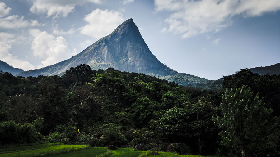The Lakegala Mountain in a verdant surrounding, which Signifies the Surprising Epoch of King Ravana in Sri Lanka