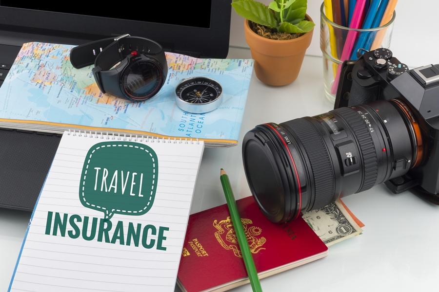 A camera, world map, wristwatch, and travel insurance, to make your travel in Sri Lanka a hassle-free one.