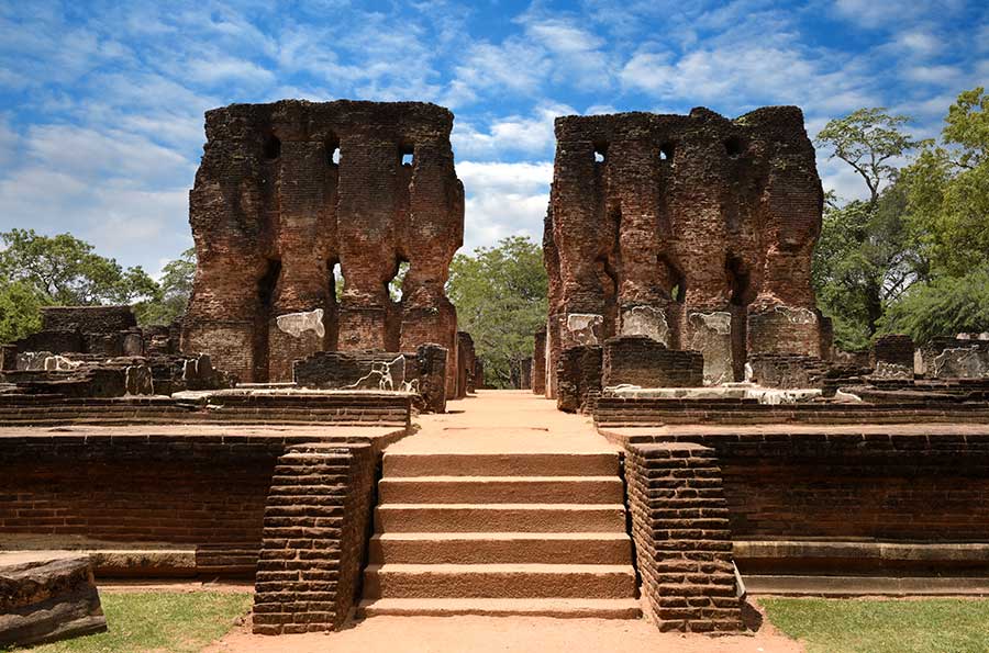 Ruins at Polonnaruwa, an Area belonging to the Cultural Triangle of Sri Lanka