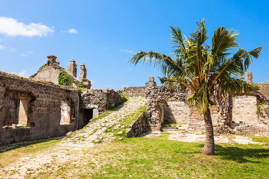 Mannar Fort on the Mannar Island, One of the Famous Islands of Sri Lanka