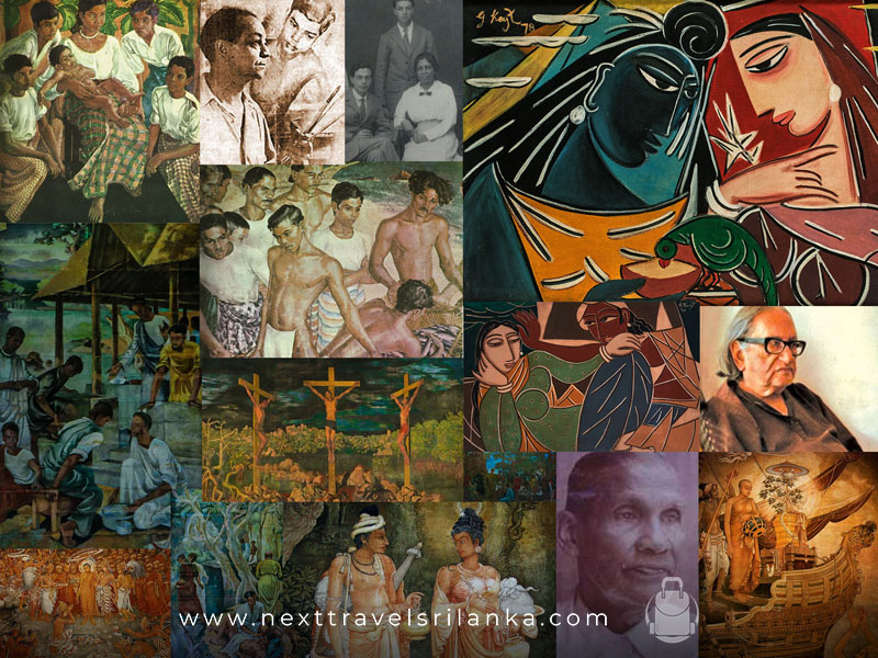 A Group of Sri Lankan Artists and their Paintings
